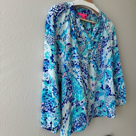 Lilly Pulitzer - Elsa silk top size XS - Picture 2 of 7